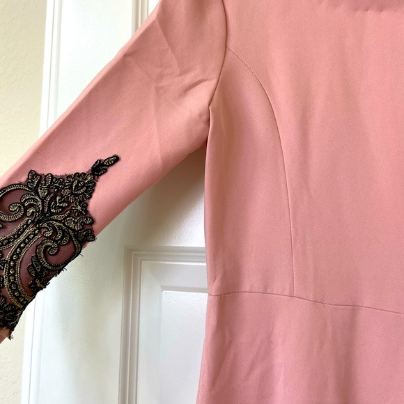 Prom Dress Long with Laced Long Sleeves size M - Picture 3 of 8